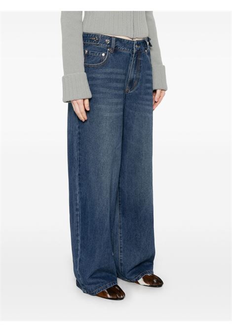 low rise wide leg denim HOUSE OF SUNNY | VOL2431BLUE RINSED